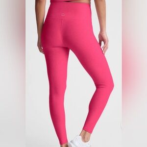 Beyond Yoga Spacedye At Your Leisure Pink Heathered High-Waist Leggings